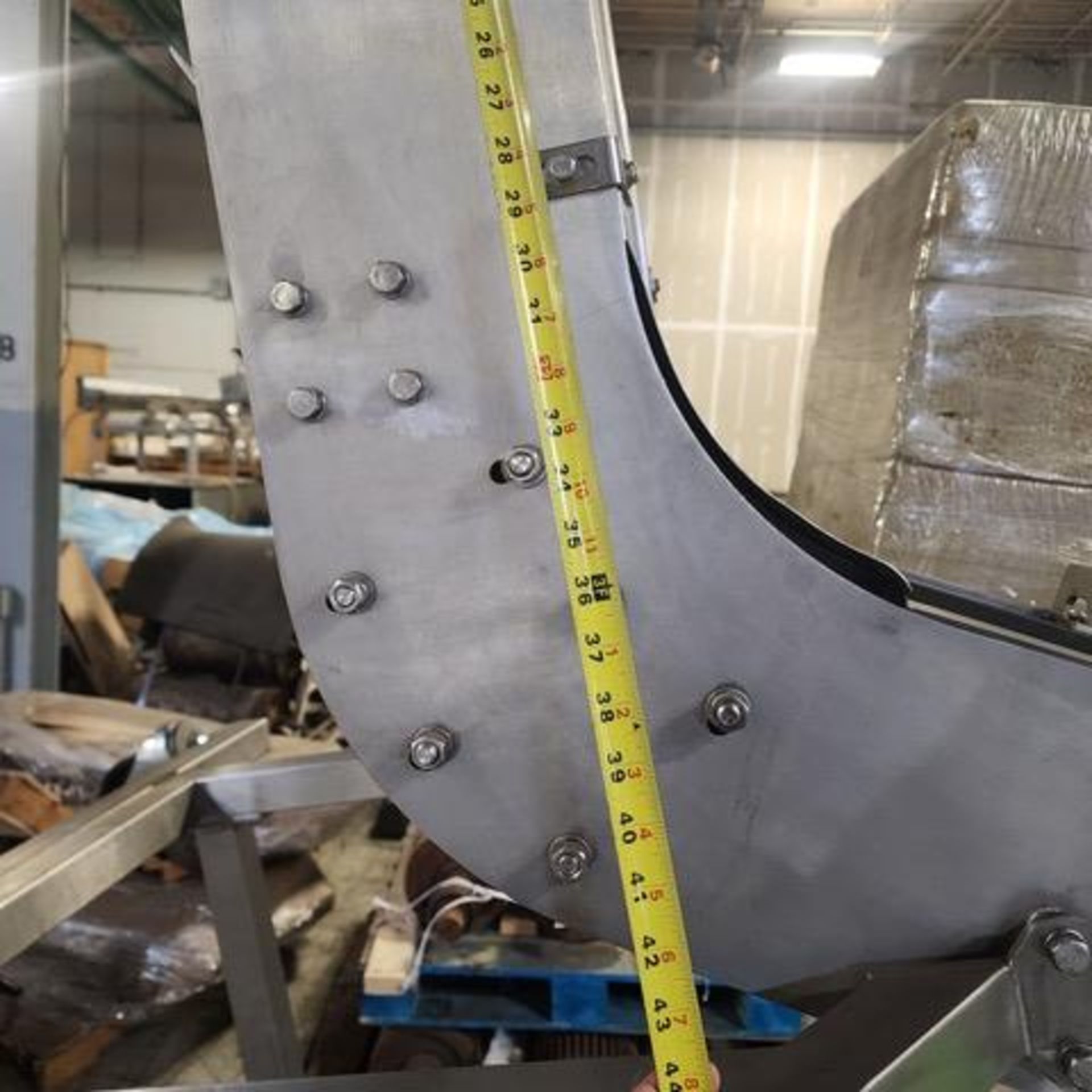 Stainless Steel Incline Conveyor, Used to Feed Bagger Scales | Rig Fee $150 - Bild 3 aus 6