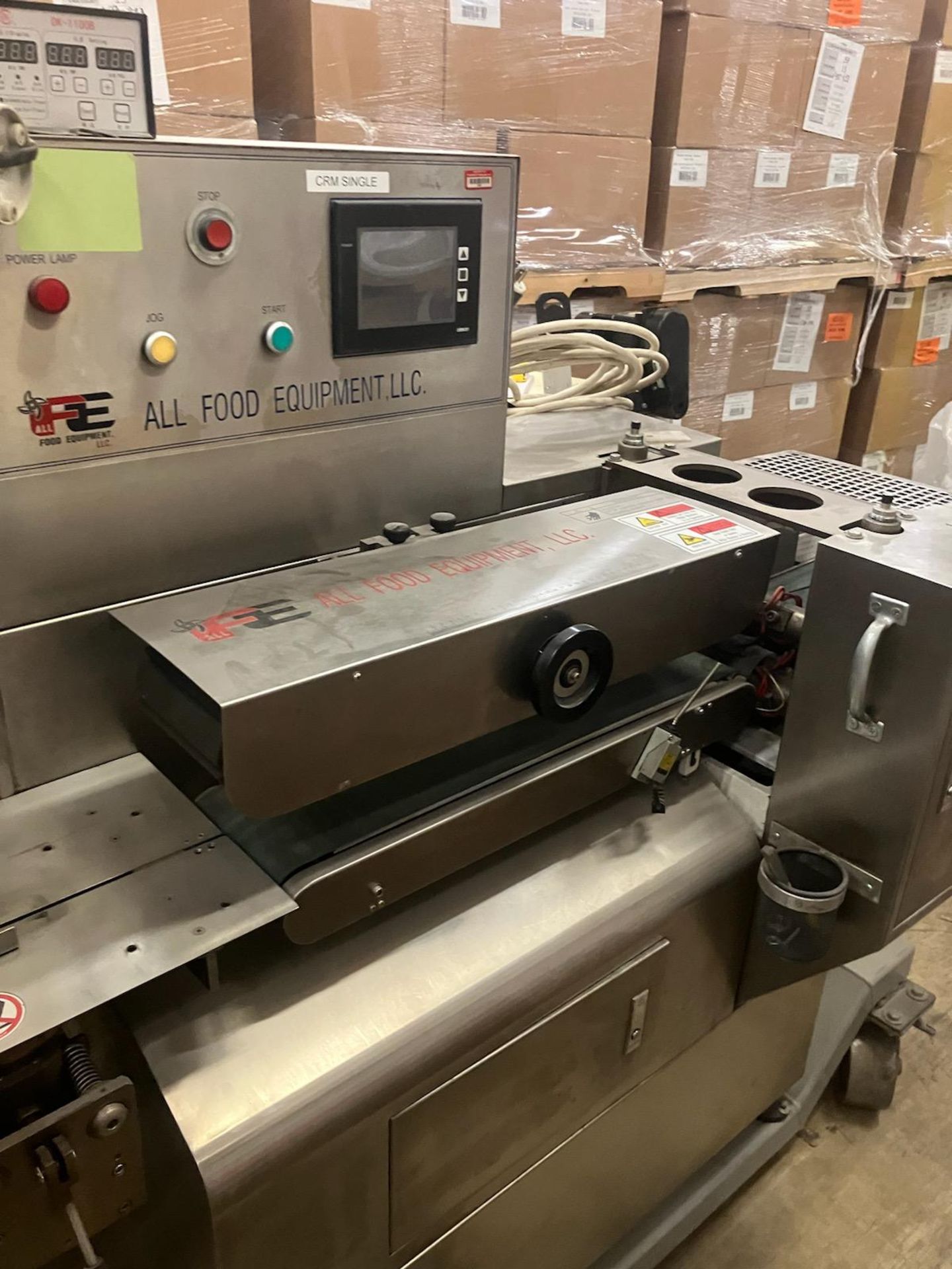 All Food Equipment (AFE) Pillow Wrapping Machine / Tray Wrapper, 480 VAC / 3 Phase | Rig Fee $100 - Bild 4 aus 7