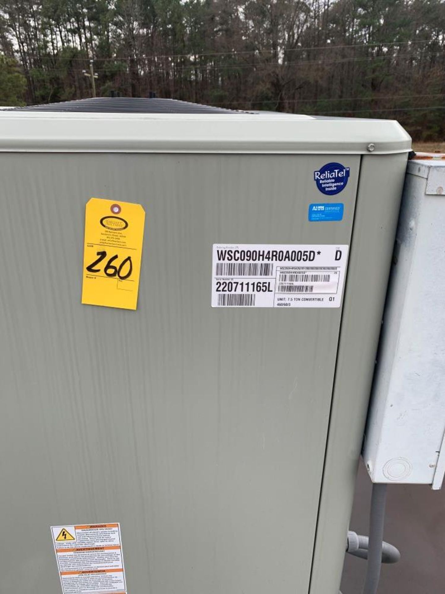 American Standard Air Conditioner | Rig Fee $1500 - Image 2 of 5