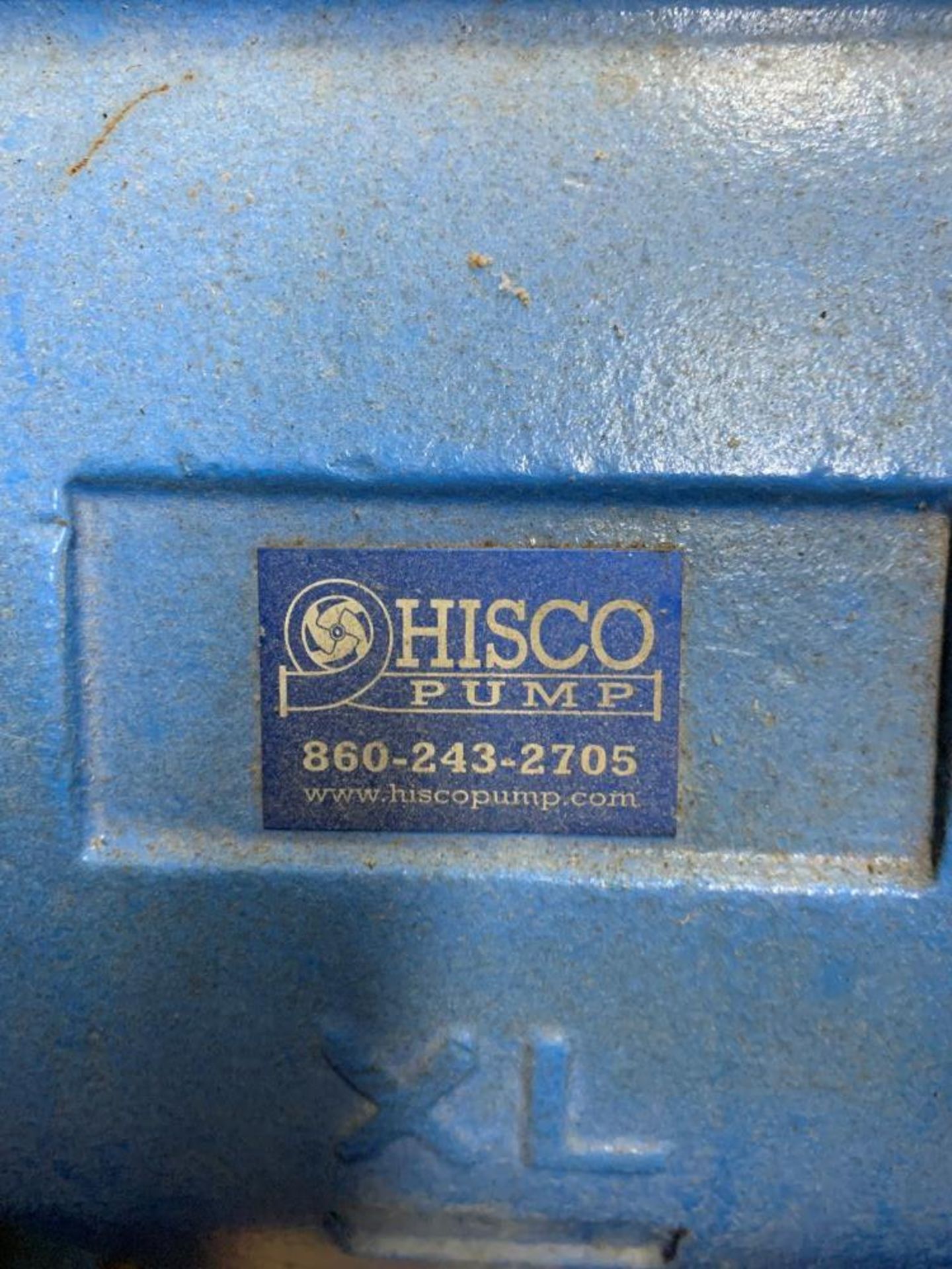 Hisco Mdl. 3180XL 20.07X14:96 Pump, Ser. #1069273, 50 h.p. motor ...