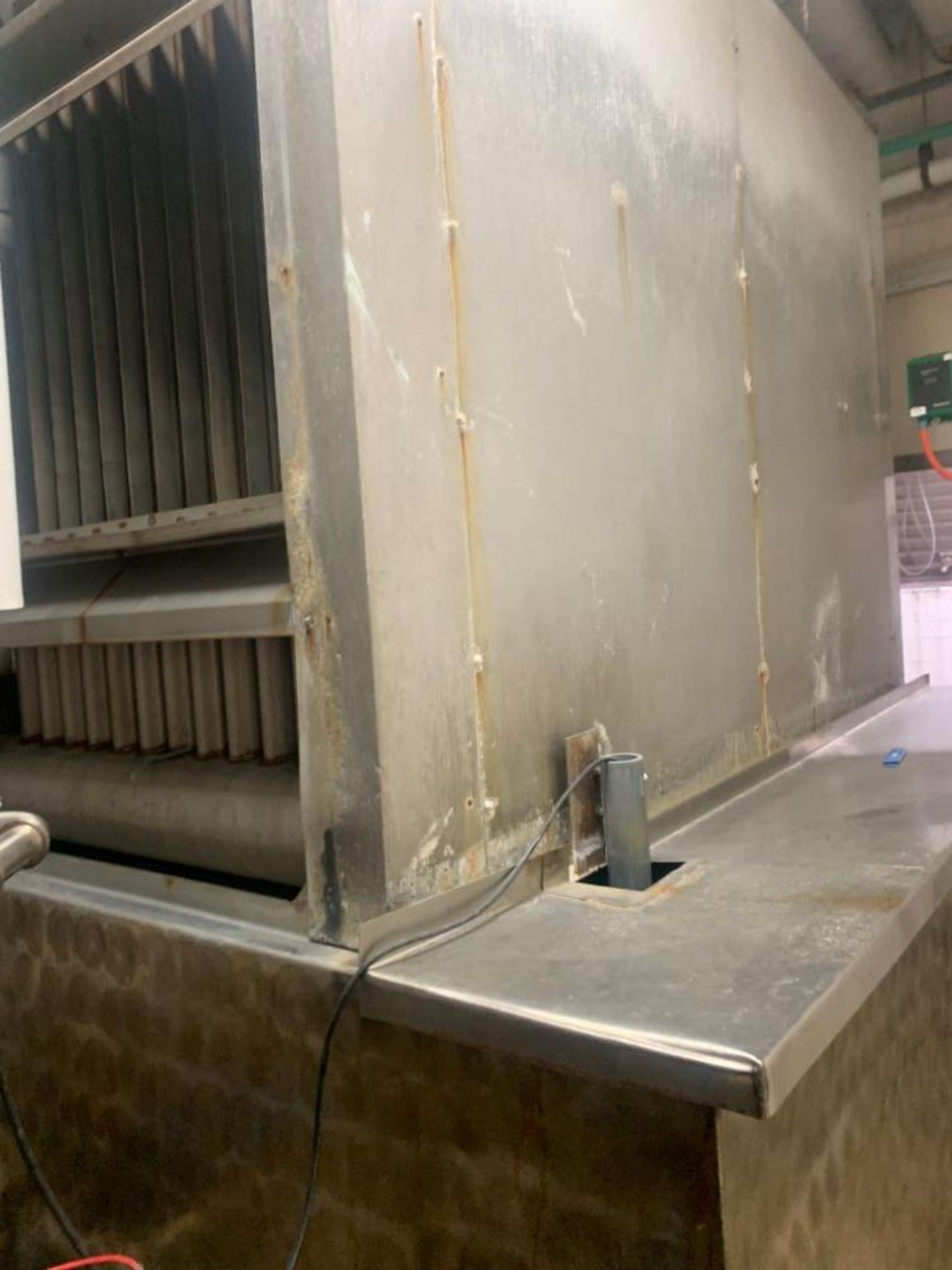 12-Plate Turbo Chiller, each plate is 8' long X 5' tall, all stainless steel with p | Rig Fee $4500 - Image 6 of 6