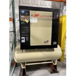 Ingersoll Rand R11N Rotary Screw Tank Mounted Air Compressor s/n WCH1017335, 13,600 Hours