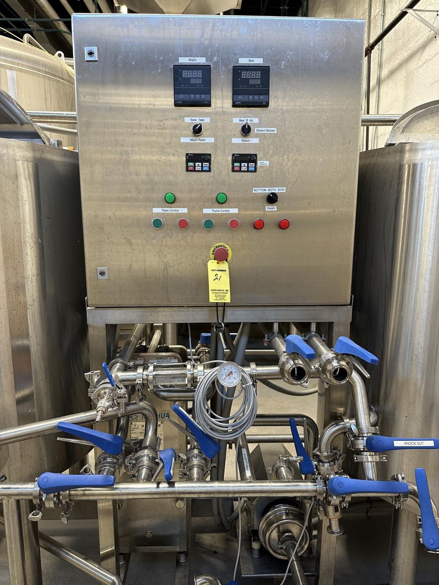 2017 Carolina 3 BBL 2 Vessel Micro Brewhouse Including Control Panel, Agitator, Heat Exchanger, - Bild 2 aus 7
