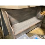 Wooden Bench with Storage | Rig Fee $15