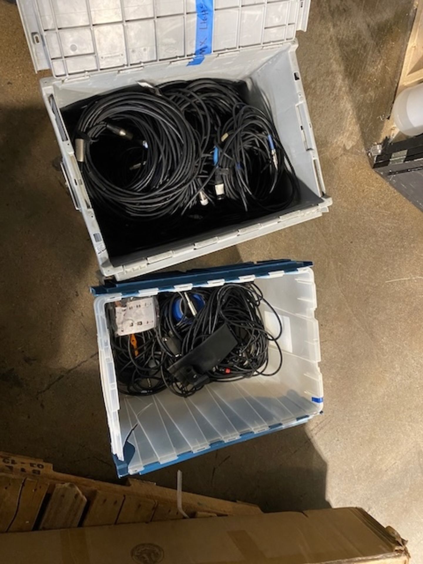 Assorted Xlr and Power Cables | Rig Fee $20