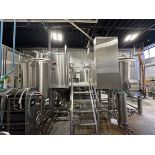 2016 ABE 30 BBL 4-Vessel Brewhouse - Brew Kettle, Mash Tun, Lauter Tun & Whirlpool Including Control