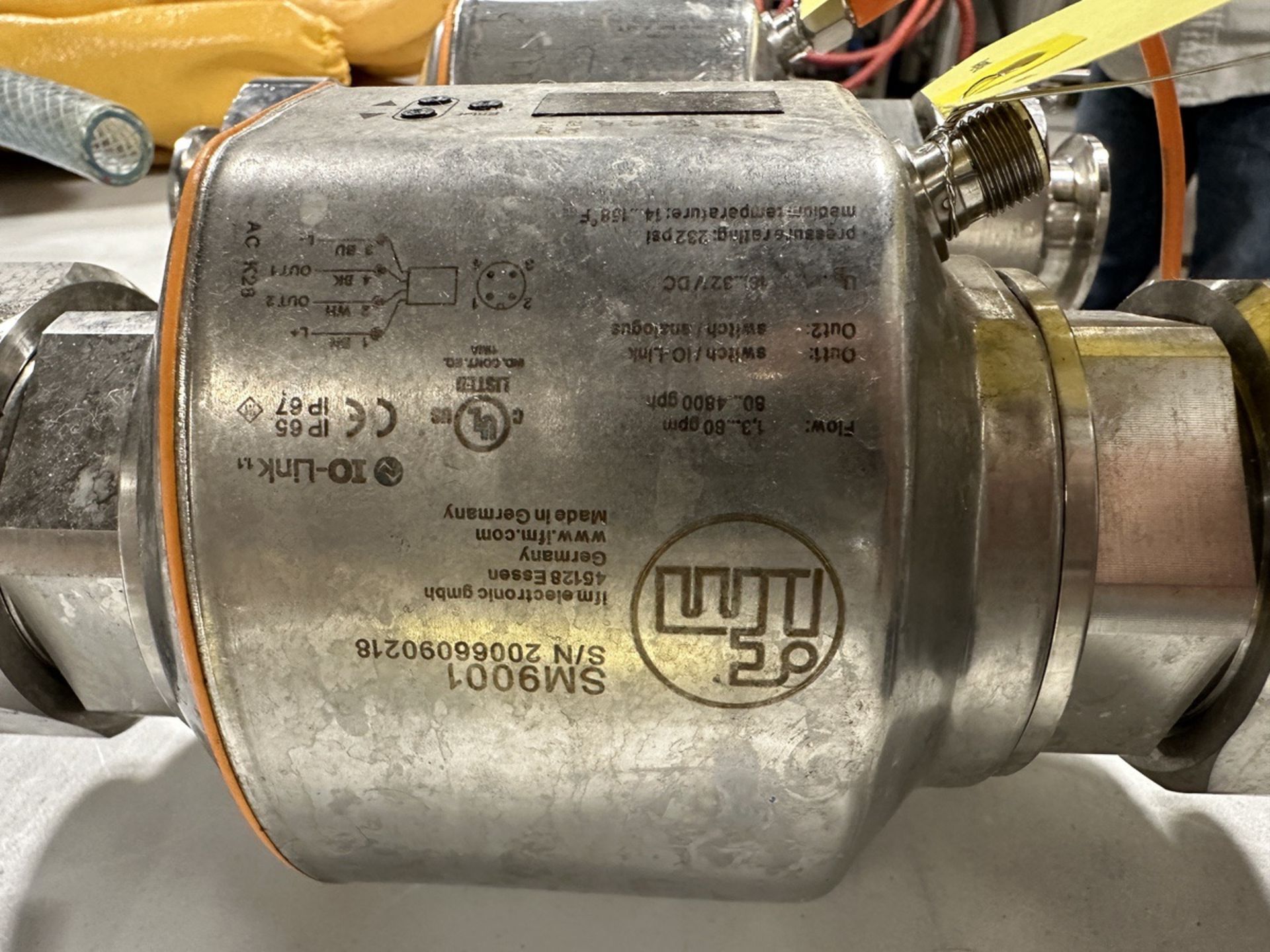 (2) IFM SM9001 Flow Meters - Image 2 of 2