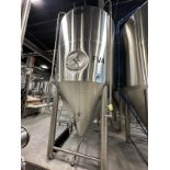 2016 ABE 60 BBL Jacketed Fermenter (FV 4), Approx. 15' H x 7' 6' OD | Rig Fee $2450