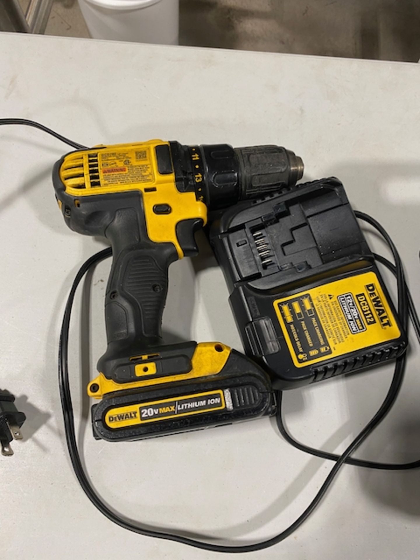 Dewalt 20V Cordless Drill with Battery and Charger | Rig Fee $25