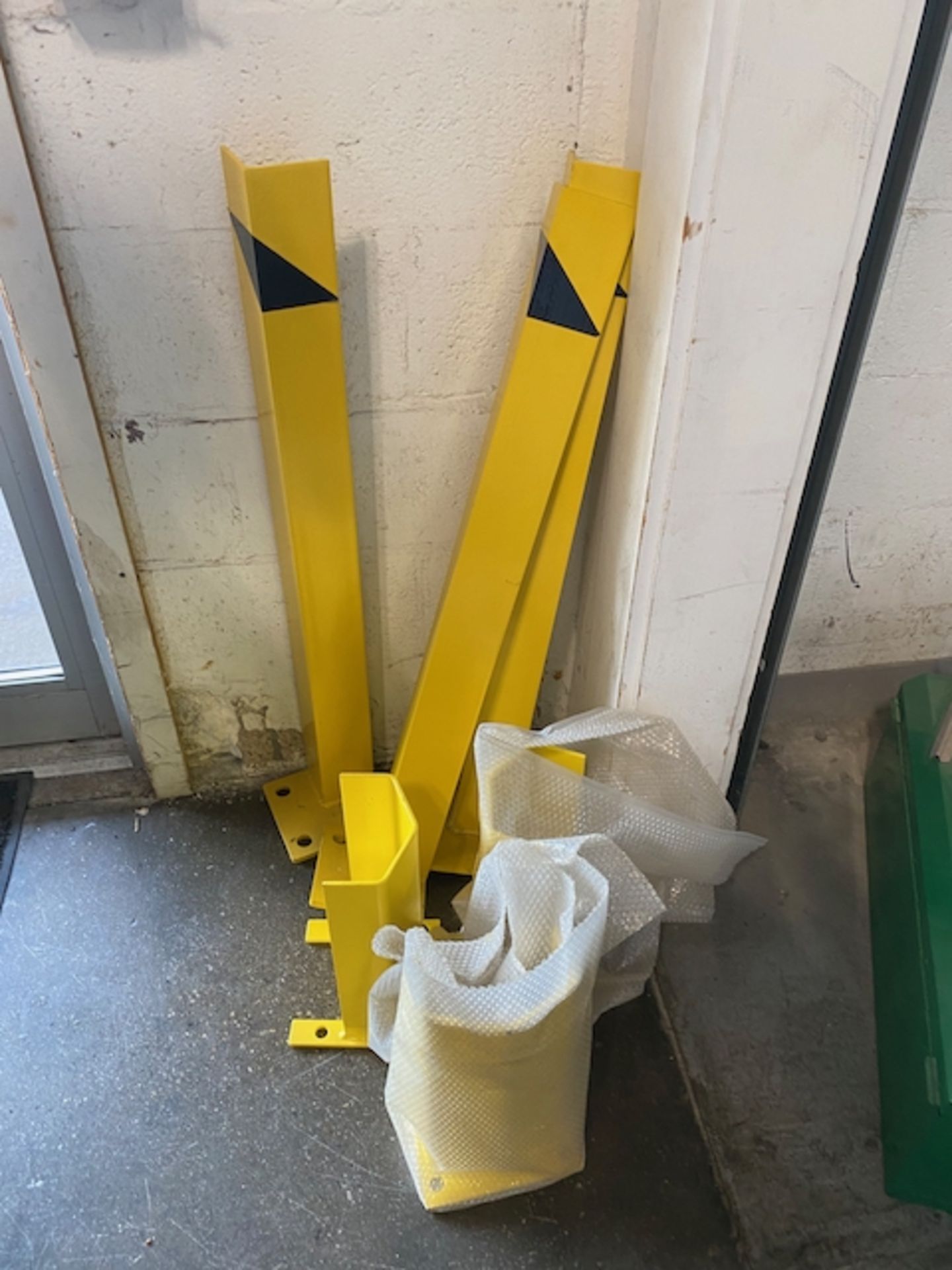 Assorted Steel Warehouse Rack Guards and Corner Guards | Rig Fee $15