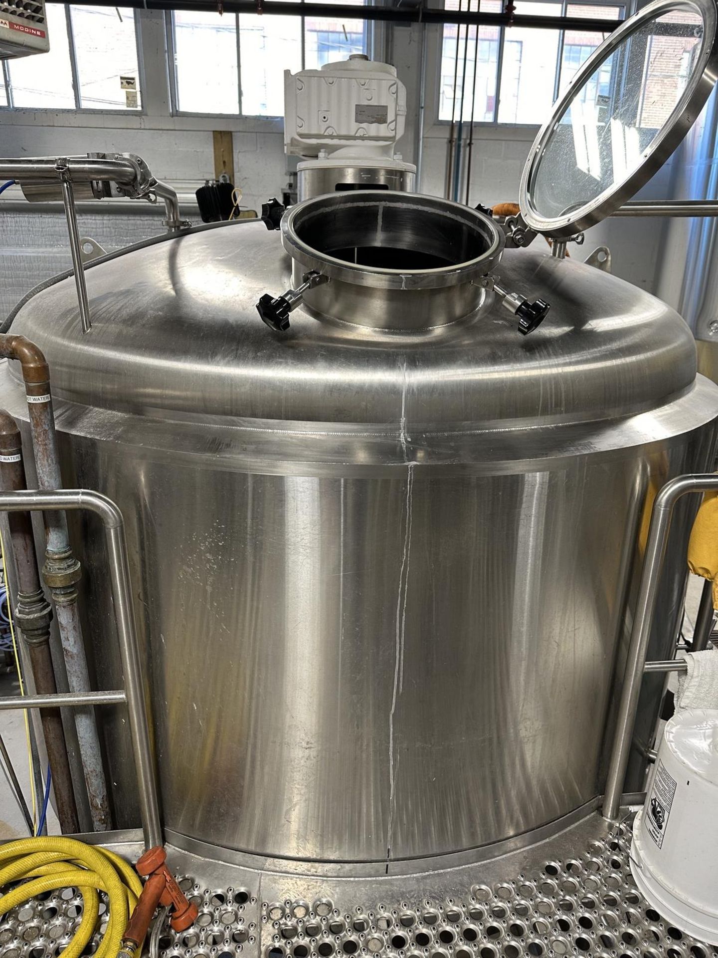 2016 ABE 30 BBL 4-Vessel Brewhouse - Brew Kettle, Mash Tun, Lauter Tun &amp; Whirlp | Rig Fee $12500 - Image 6 of 11