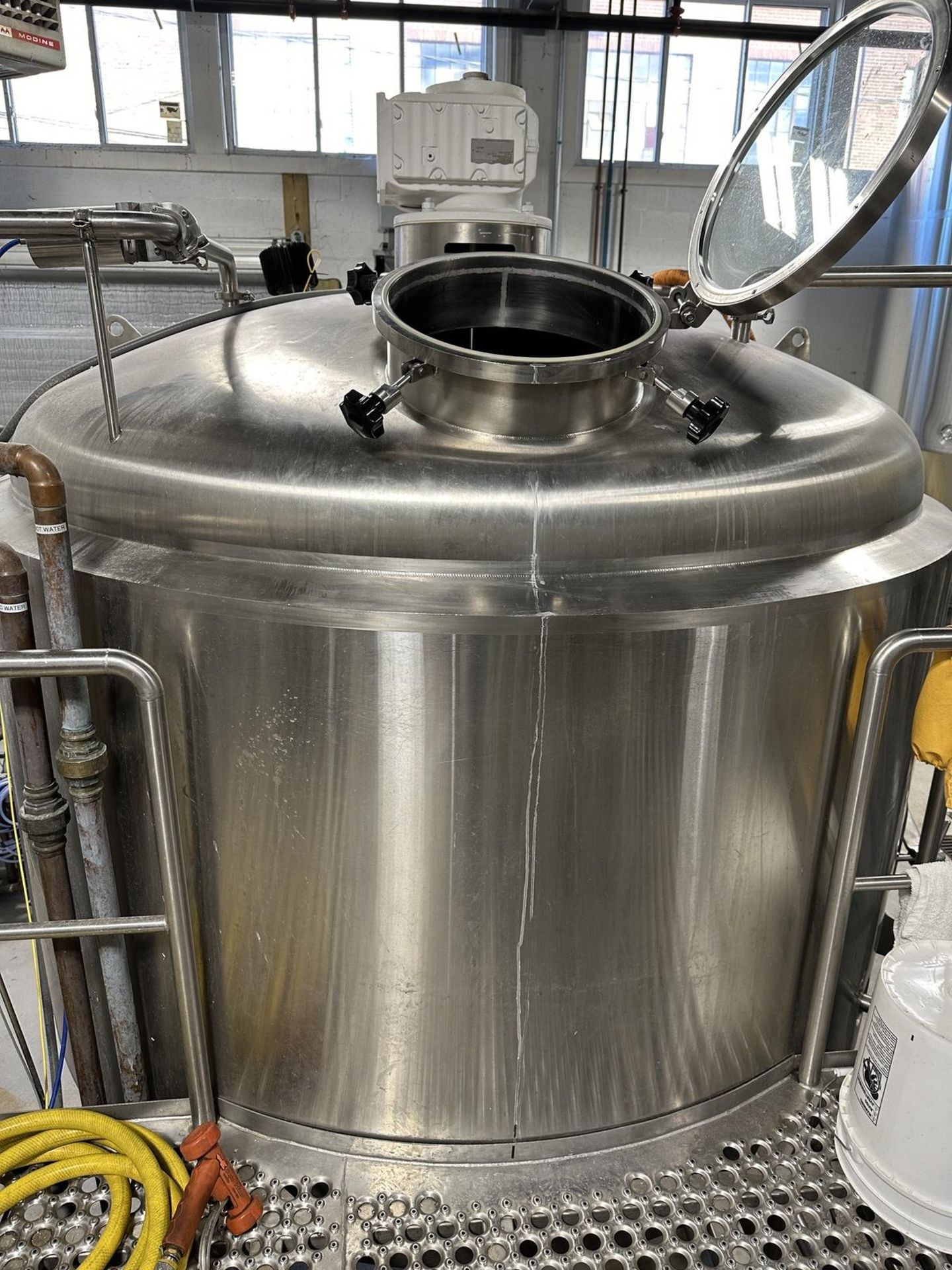 2016 ABE 30 BBL 4-Vessel Brewhouse - Brew Kettle, Mash Tun, Lauter Tun & Whirlpool Including Control - Image 6 of 11