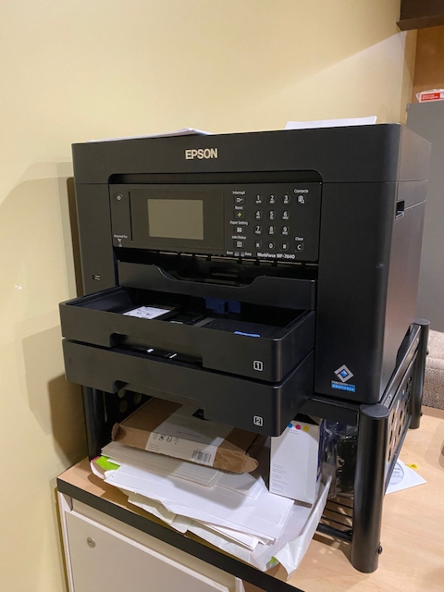 Epson Workforce Wf-7840 Printer/Copier/Scanner | Rig Fee $35