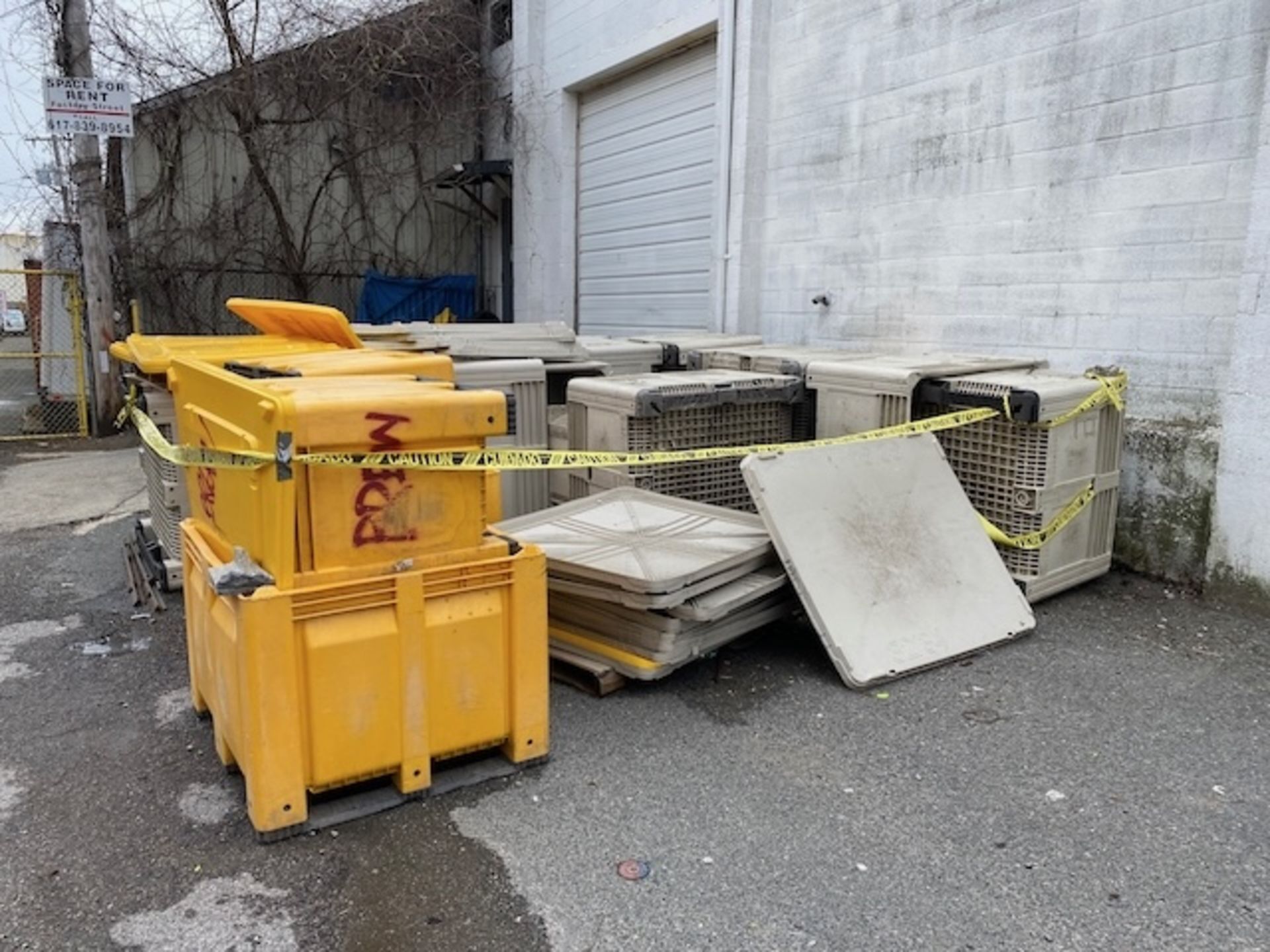 Approx. 18 Rigid Plastic Bulk Storage Bins | Rig Fee $200