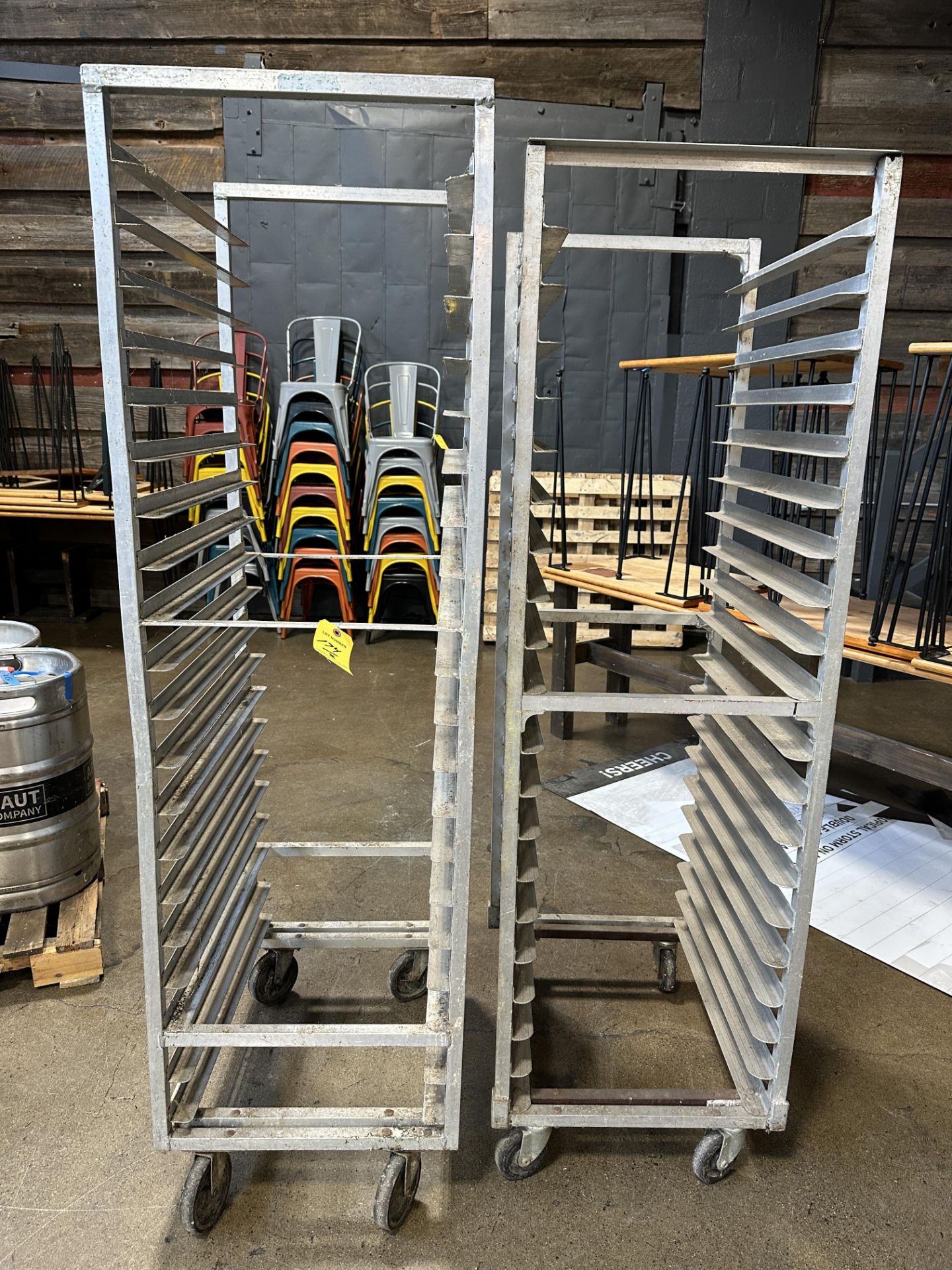 (2) Restaurant Catering Sheet Pan Speed Racks | Rig Fee $20