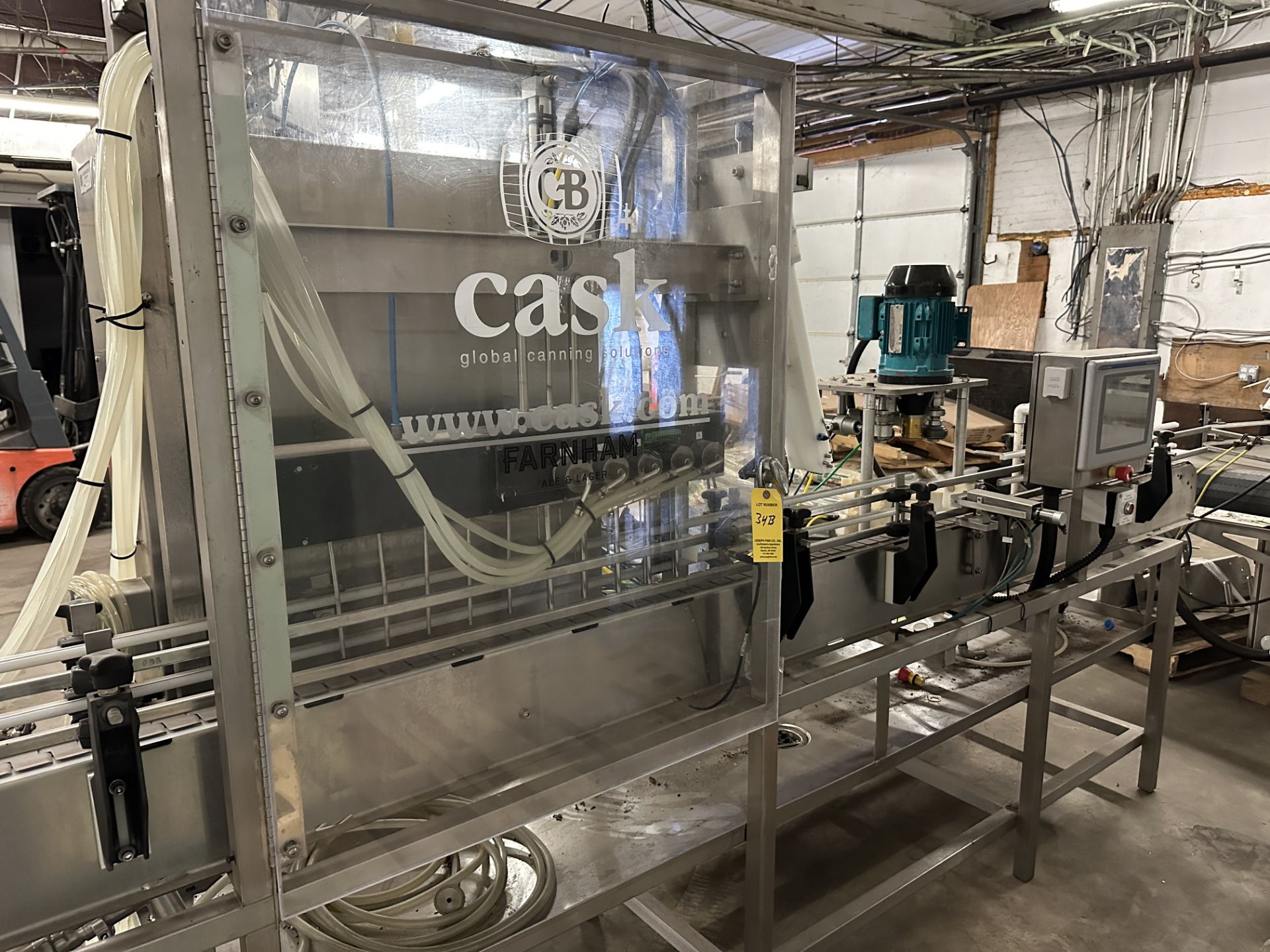 Cask ACS 5-Head Can Filler &amp; Seamer, S/N ACS211-044-15 | Rig Fee $750