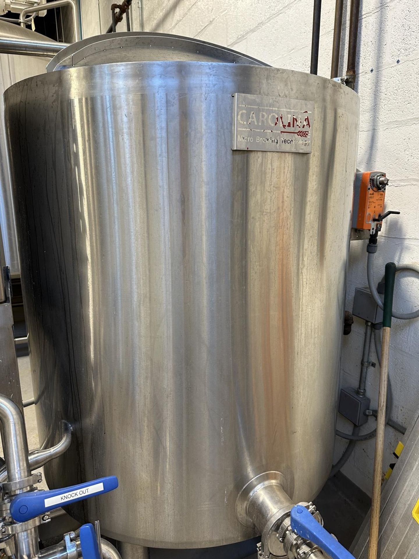 2017 Carolina 3 BBL 2 Vessel Micro Brewhouse Including Control Panel, Agitator, Heat Exchanger, - Image 4 of 7