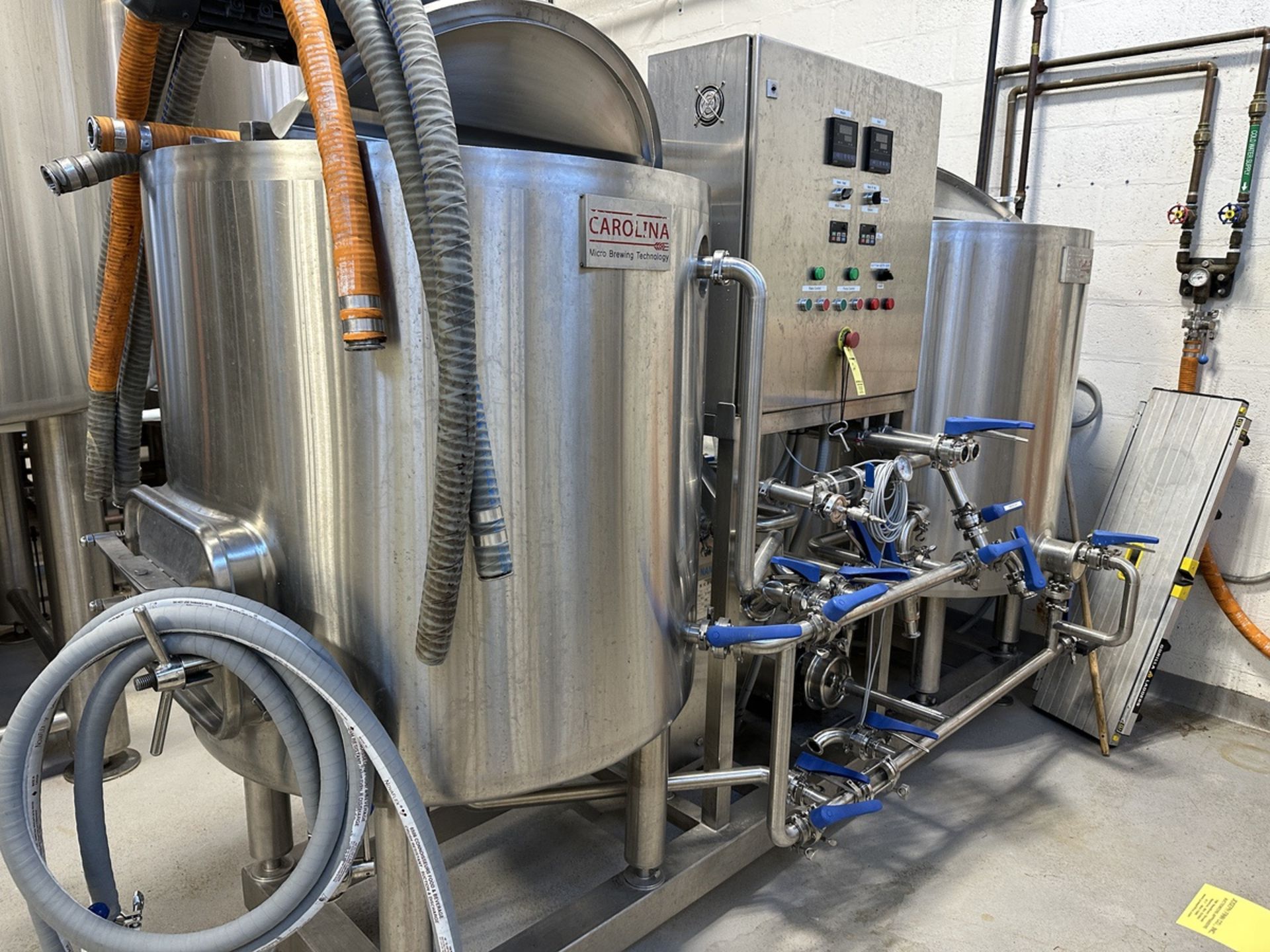 2017 Carolina 3 BBL 2 Vessel Micro Brewhouse Including Control Panel, Agitator, Heat Exchanger, - Bild 7 aus 7