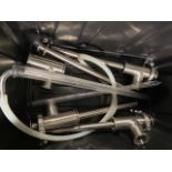 Bin of Stand Pipes and Stainless Tees | Rig Fee $15