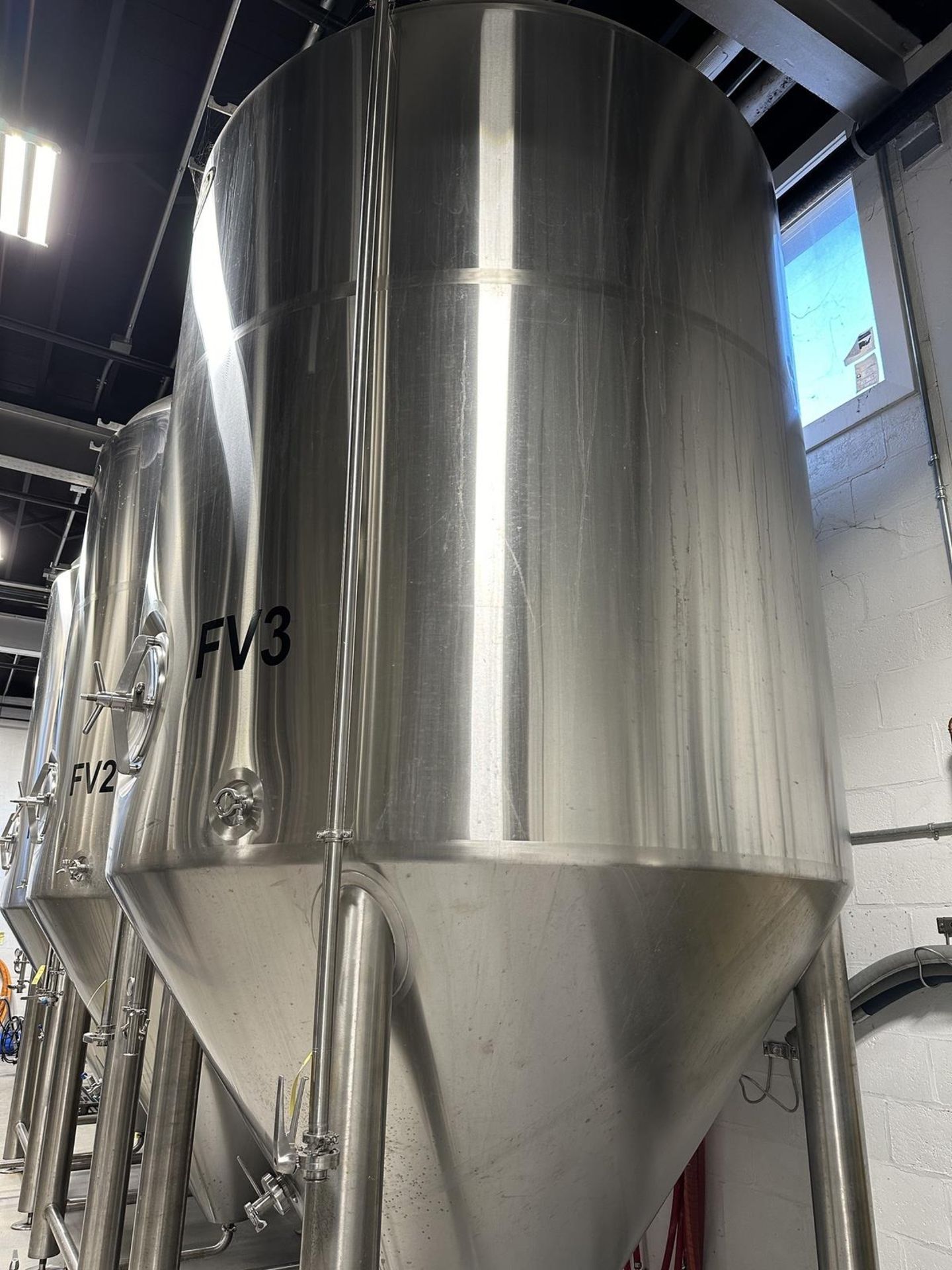 2016 ABE 90 BBL Jacketed Fermenter (FV 3), Approx. 16' H x 8' OD | Rig Fee $2600 - Image 3 of 3