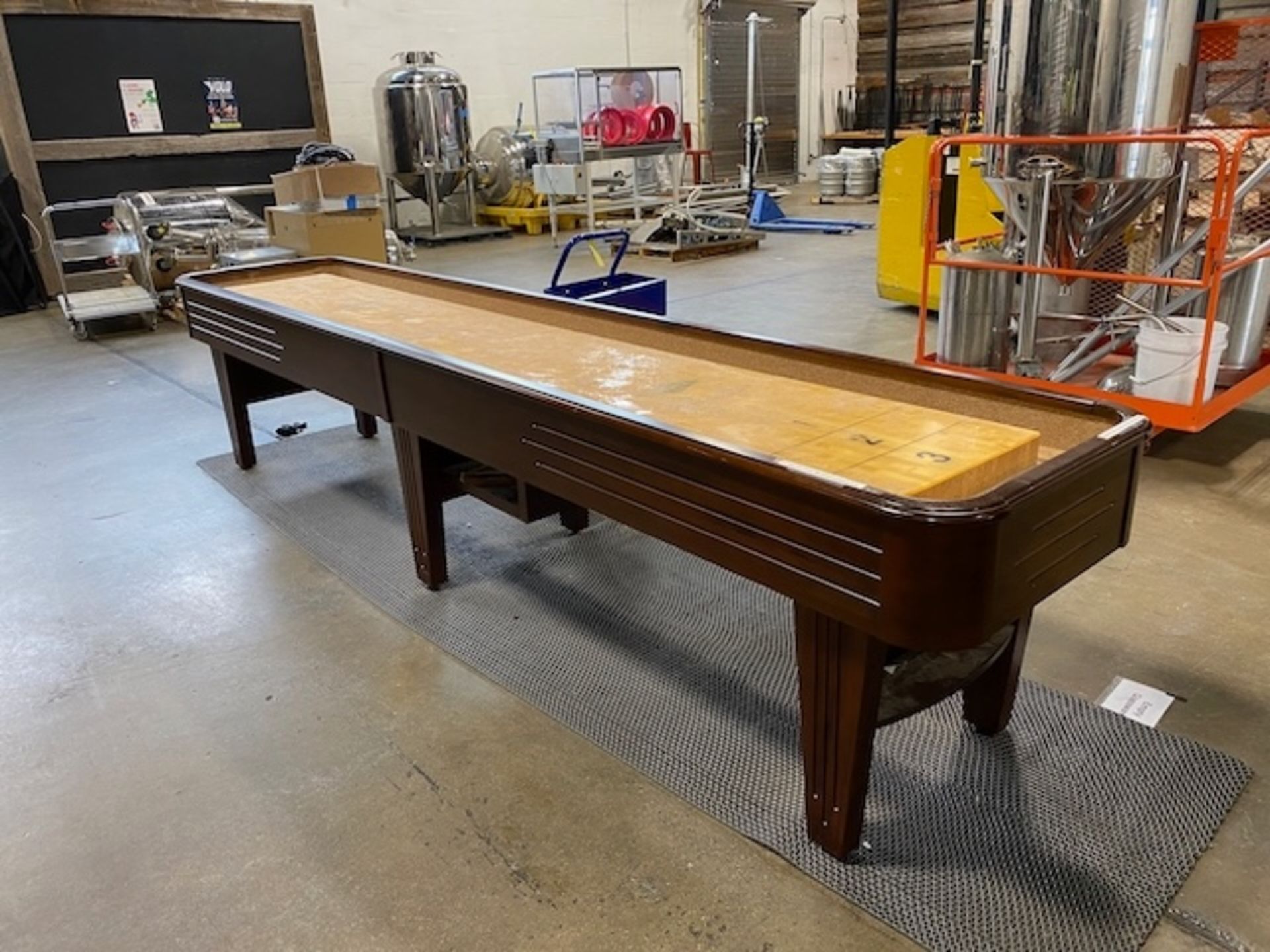 Brunswick 12' Shuffleboard Table with Cover | Rig Fee $500