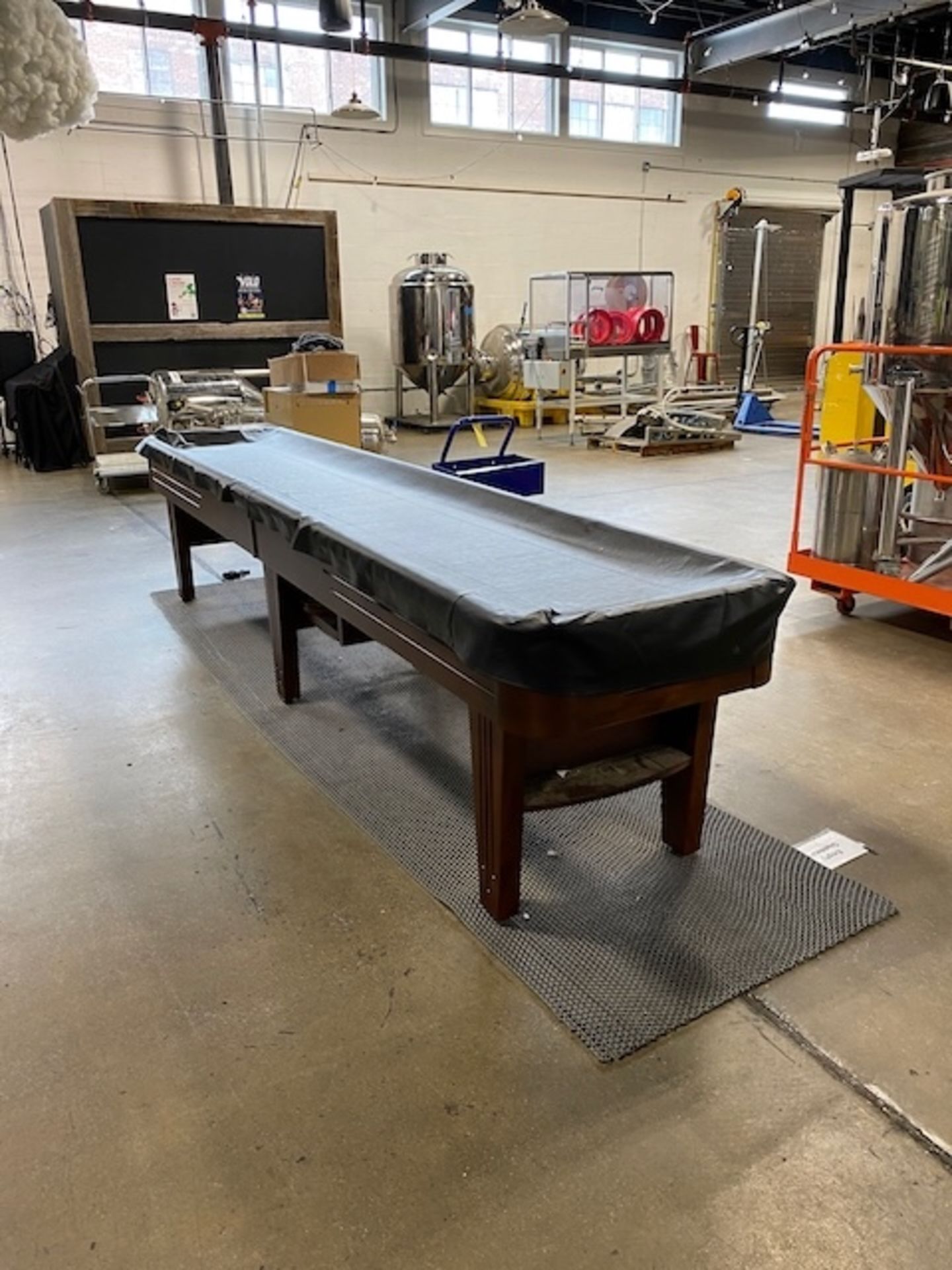 Brunswick 12' Shuffleboard Table with Cover | Rig Fee $500 - Image 2 of 2