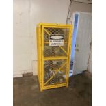 Global Industrial 1-Door 8 Cylinder Capacity Flammable Gas Tank Storage Cage | Rig Fee $50