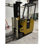 Yale ESC025 Stand Up Forklift s/n 448691, Electric, 2,500#, Charger | Rig Fee $100