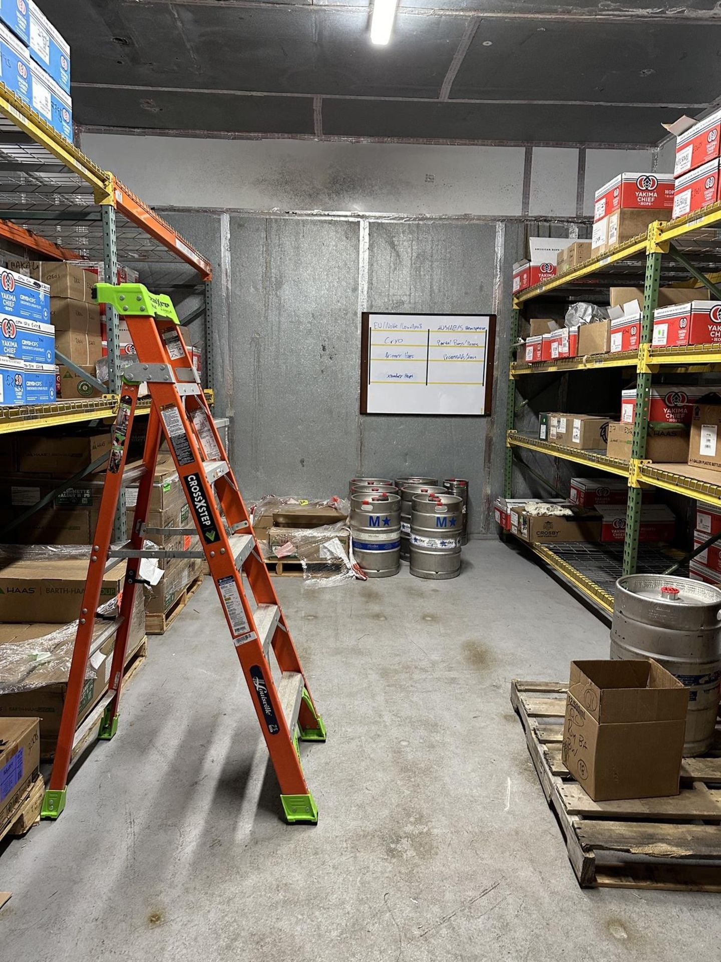 (4) Sections Pallet Shelving | Rig Fee $350