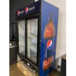 QBD Cooling Systems Pepsi Double Door Merchandiser Refrigerator | Rig Fee $75