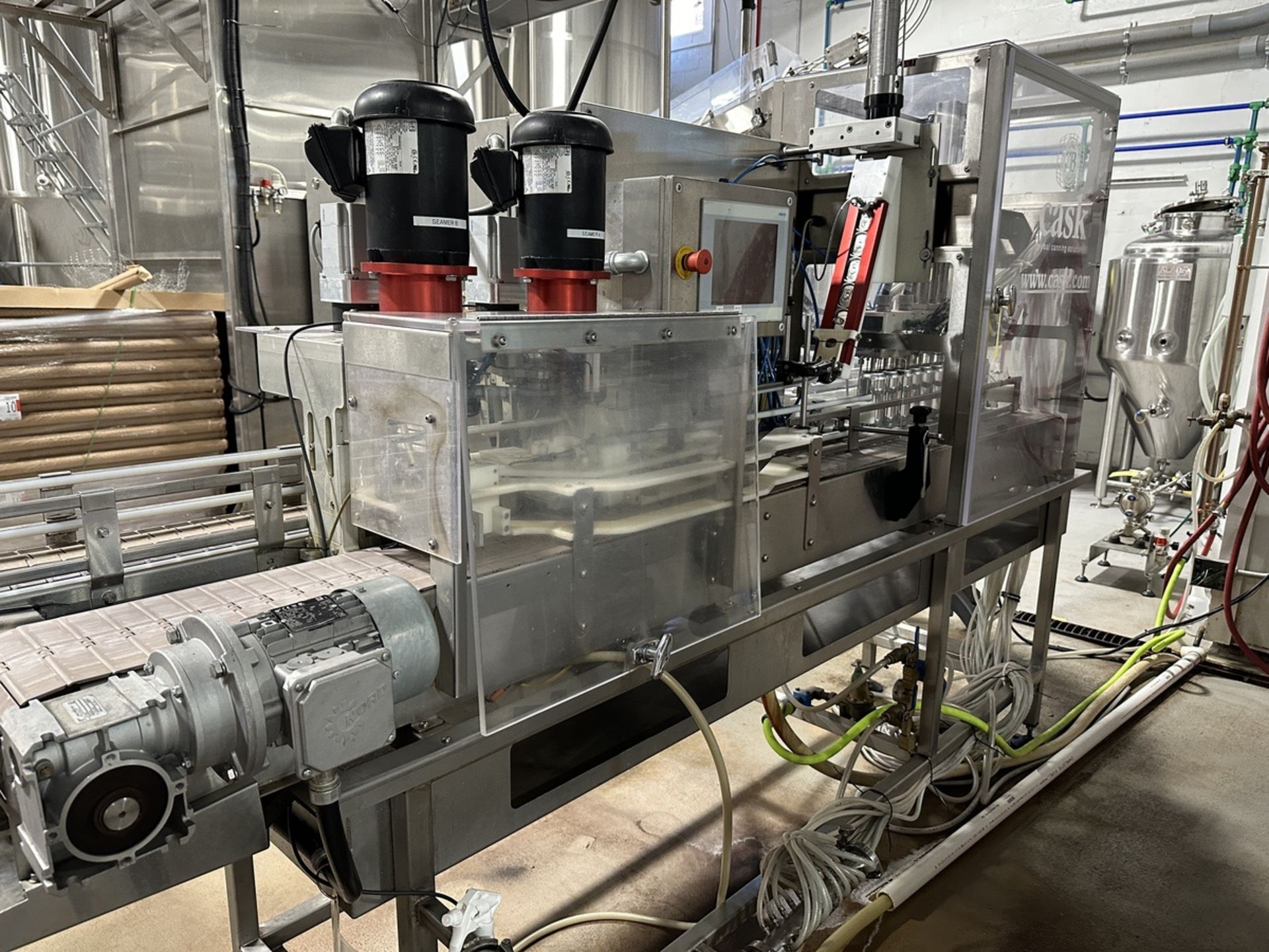2018 Cask X2-100 10-Head Filler with 2-Head Seamer Can Filling System s/n X2017-026- | Rig Fee $1200 - Image 2 of 11