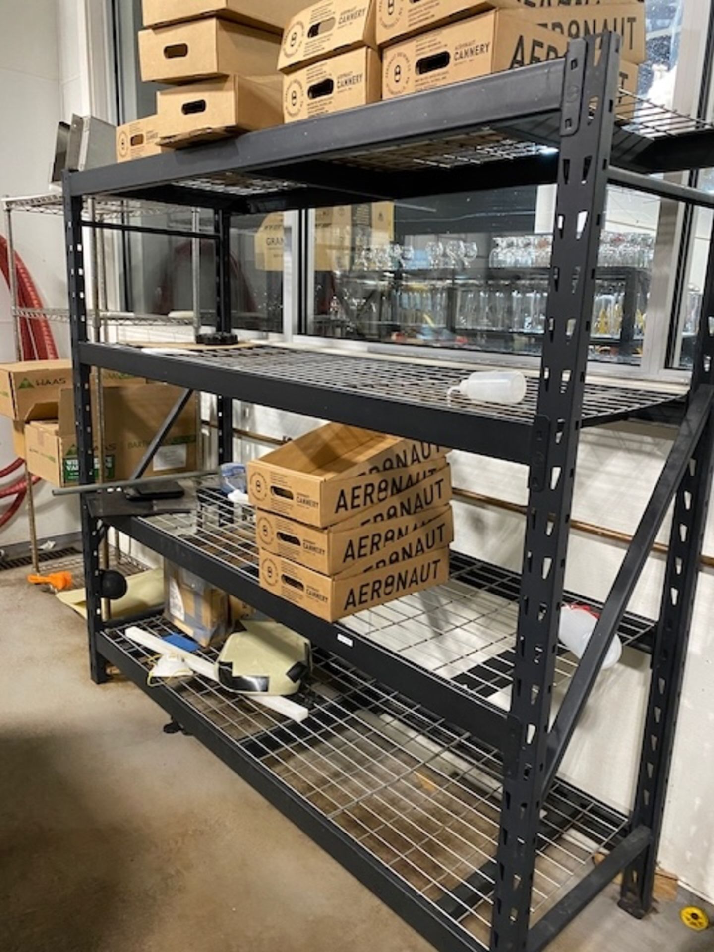 Metal Shelving Unit 24"'X77"X72" | Rig Fee $85