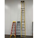 Lot of (1) DeWalt 300 LB. Capacity 24' Fiberglass Extension Ladder, (1) Werner 250 | Rig Fee $50