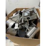 Lot of (3) Sets of Hand Washing Sinks, Water Fountains, Hand Dryers, Soap and Sanit | Rig Fee $35