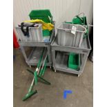 Lot of (2) Utility Carts and Contents | Rig Fee $35