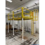 Steel Grated Platform with 41" Railing and Global Safety Gate (Approx. 13' x 8' x 9 | Rig Fee $1200