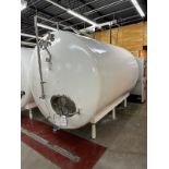 Walker 3000 Gallon Stainless Steel Horizontal Dairy Tank - Glycol Jacketed, Zwickle | Rig Fee $800