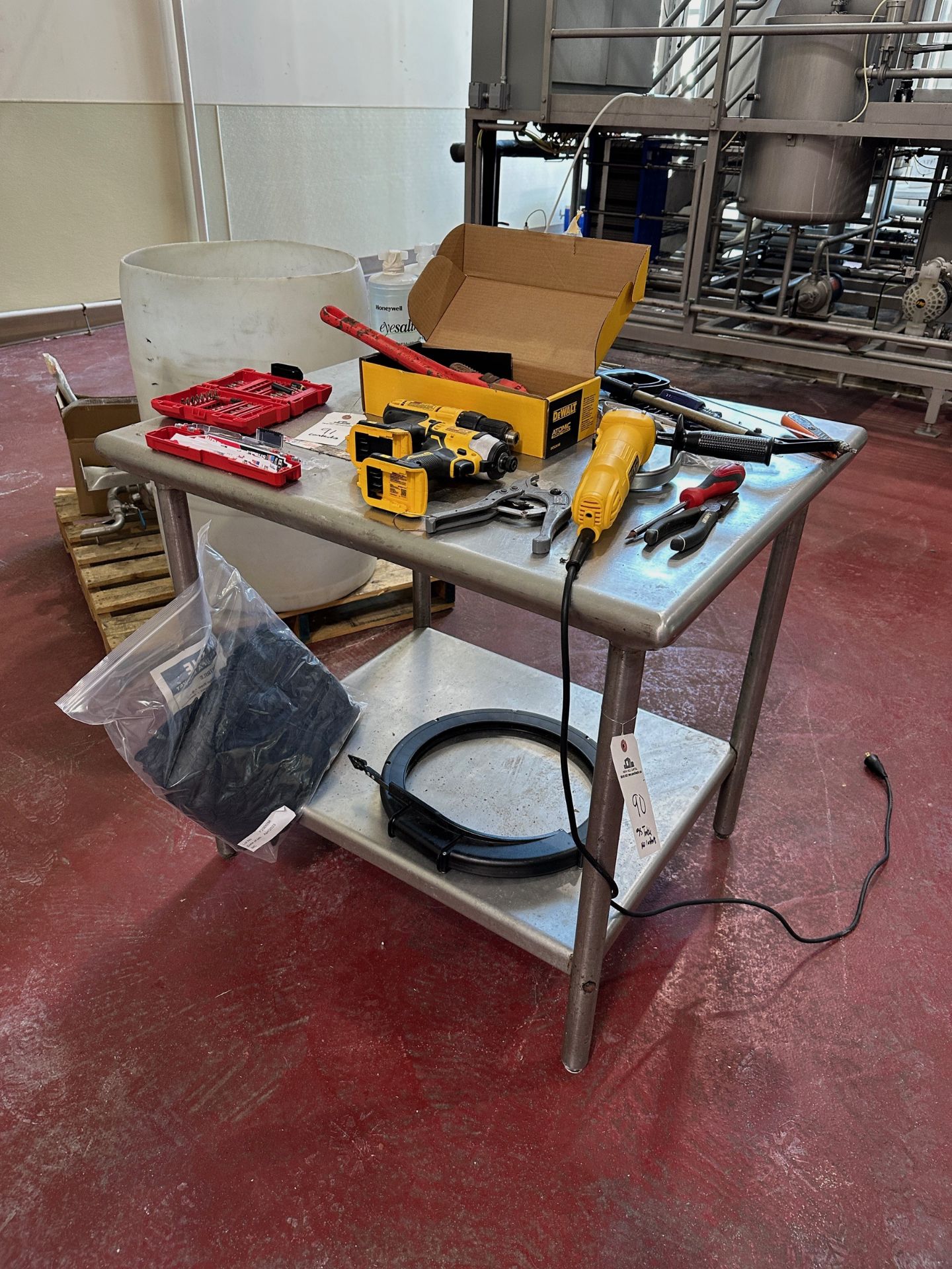 Stainless Steel Work Table (No Contents) | Rig Fee $35