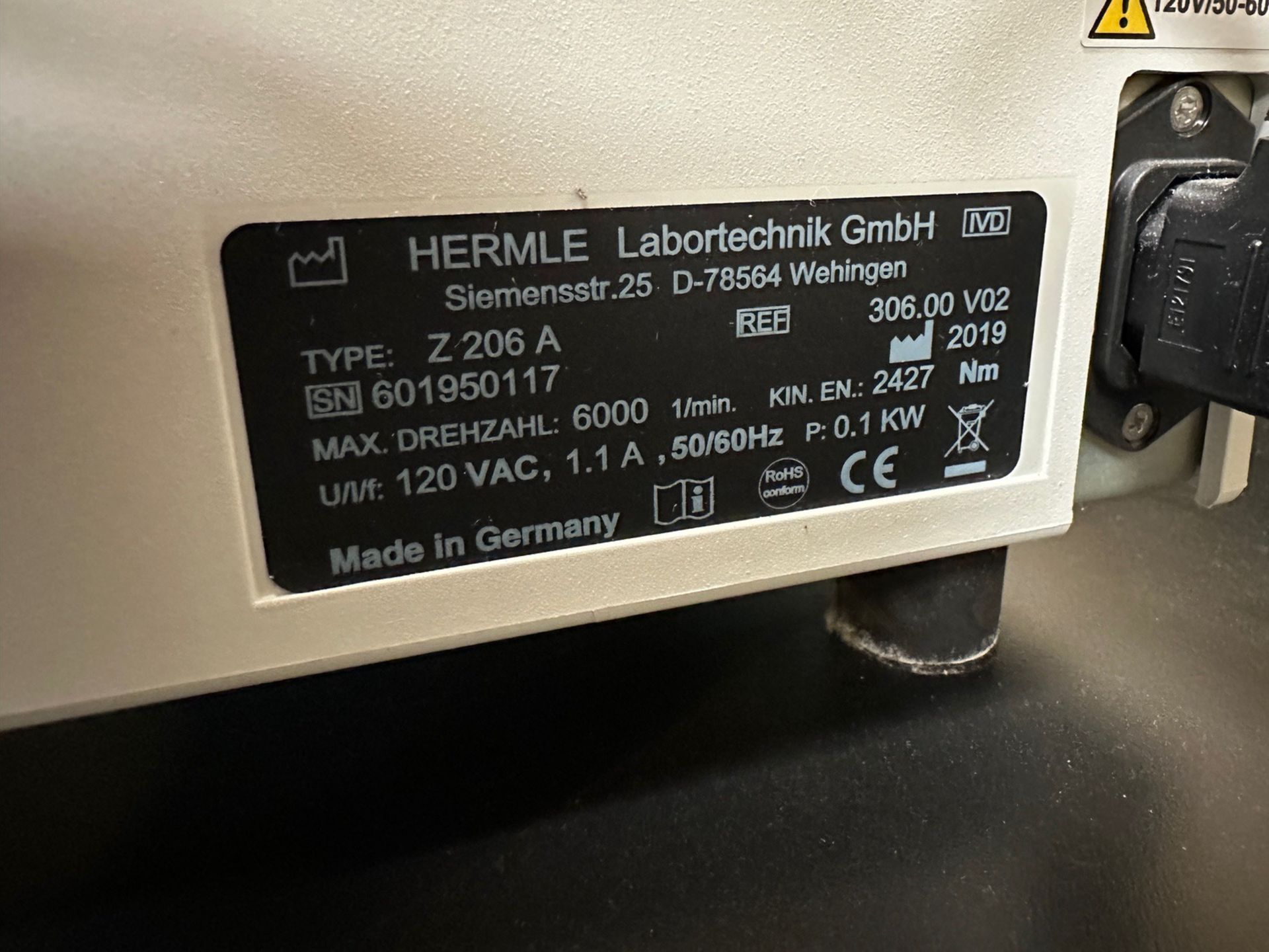 Hermle Model Z 206 A Centrifuge | Rig Fee $10 - Image 2 of 2