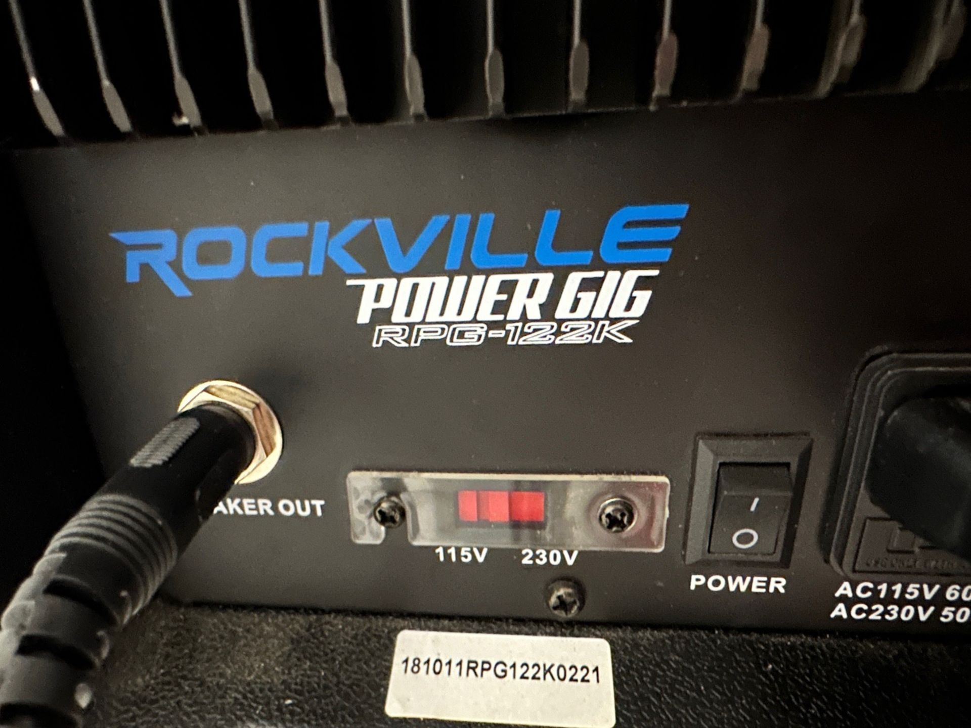 Lot of (2) Rockville Power Gig RPG-122K Pedestal Speakers | Rig Fee $35 - Image 3 of 4