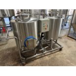 Stainless Steel 2-Tank CIP Cart with Approx. 80 Gallon Working Capacity | Rig Fee $350