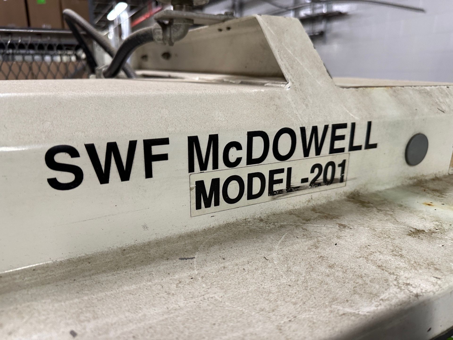 SWF McDowell Model 201 RH Case Erector with Nordson Hot Melt Adhesive Applicator Mo | Rig Fee $1500 - Image 8 of 8