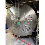 Cherry-Burrell 200 BBL Stainless Steel Horizontal Brite Tank (CB7) - Glycol Jackete | Rig Fee $3000