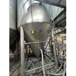 Ripley 180 BBL Stainless Steel Fermentation Tank (F6) - Cone Bottom, Glycol Jackete | Rig Fee $2500
