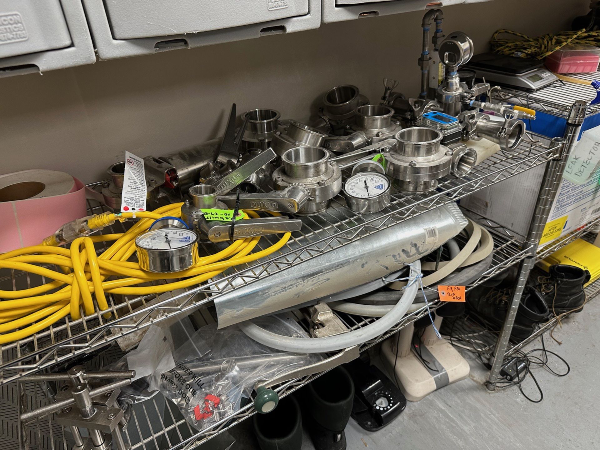 Lot of Assorted Brewing Parts and Fittings Not Individually Lotted (Located Outside | Rig Fee $150