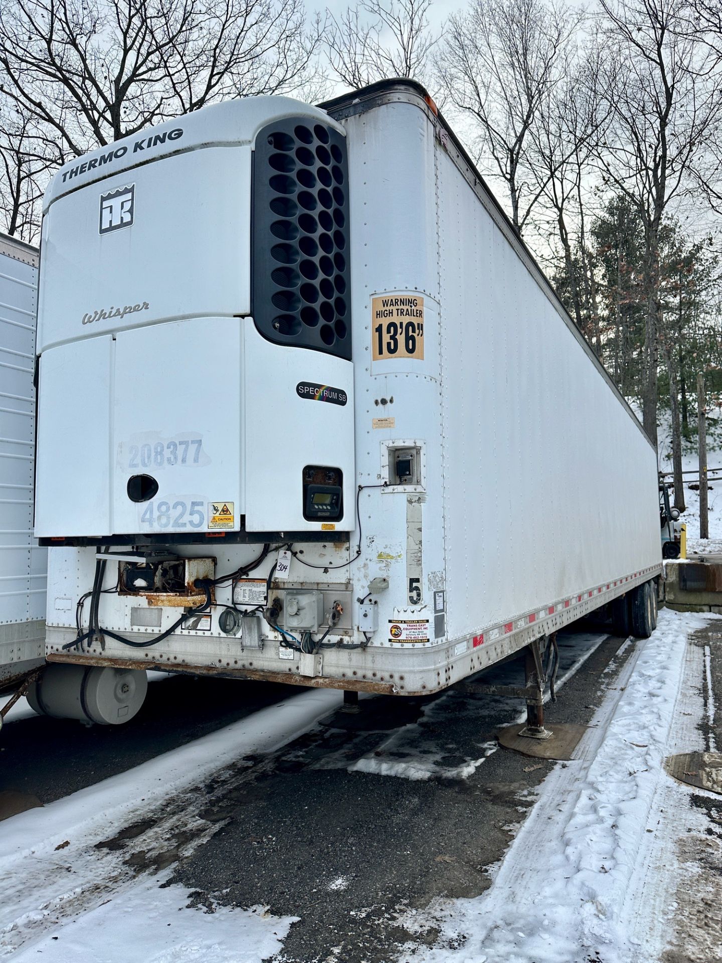 45' Semi Trailer with Thermo King Whisper Reefer Unit - 13'6" Height (Contents No | Rig Fee By Buyer