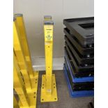 LOT (2) Yellow Safety Posts, 42" | Rig Fee $25