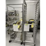 LOT (2) Aluminum Tray Carts | Rig Fee $25