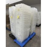 LOT (80) Plastic Storage Bins | Rig Fee $150