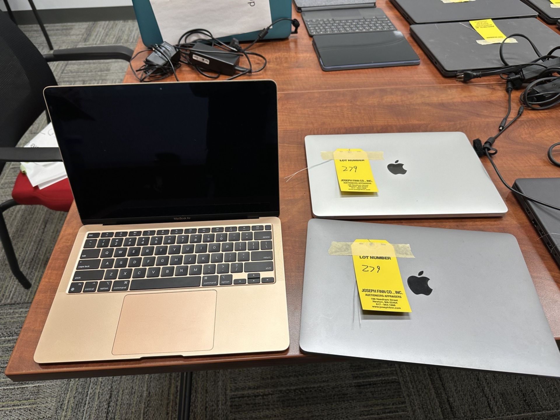 LOT (2) MacBook Air, (2) MacBook Pro's (No Power Cords) | Rig Fee $25